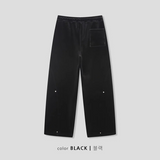 [Unisex] ベルベットミンクリベットバンディングパンツ