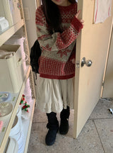 [unisex] Gamb Nordic Round Knit