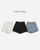 Lemin denim shorts