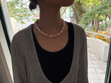 oval beads necklace