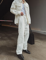 Take Belted Cotton Pants