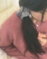 [MADE] ピオニーベルベットヘアシュシュ 8colors *1PCS