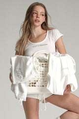Glow routine round top, White