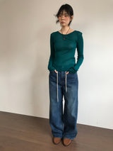 Mare String Denim Pants (2color)