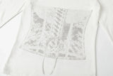 Silhouette tee - ivory