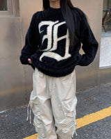 B angora knit