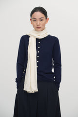 Pleats linear scarf_2colors