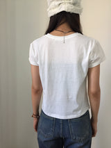 Abe Cap Sleeve T-shirt (5color)