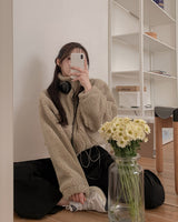 Wool crop jumper