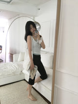 Rude lace tank