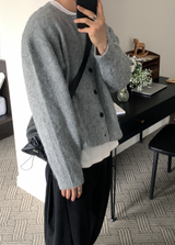 ビリーデイリーウールモヘアラウンドカーディガン