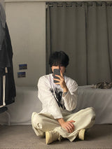 デイリーカーゴストリングバルーンワイドパンツ 3C