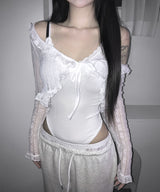 lace bodysuit (4colors)