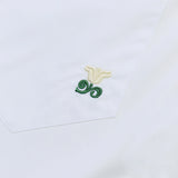 ストレンジャークラシックフィットフラワーコットンシャツ (White)