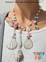 Natural Pearl Wind Chime Necklace