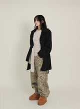 (Leopard Item)キヤヒョウ柄バルーンフィットワイドパンツ