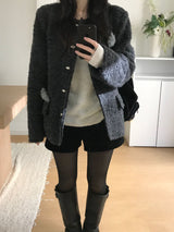 Wish Bookle Tweed Jacket (2 colors)