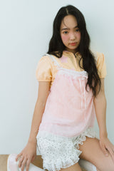 MOGU DOT LACE SHORTS 