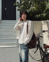 ローリンズベロアラウンド長袖Tシャツ