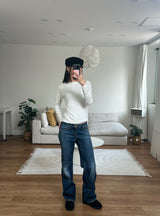 low brush denim