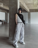 Post multi pocket cargo pants