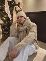 [wool20%] エリーボカシハンドメイドニットカーディガン