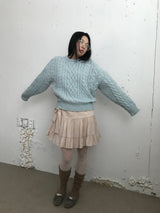 Woodin Knit Leg Warmers (2color)