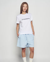 26SS WOMAN スパングルロゴ半袖Tシャツ