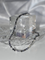 iolite gemstone choker
