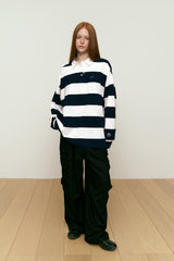 COTTON CARGO PANTS [BLACK]