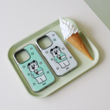 スターソフトコーンスマートフォンエポキシケース(Gray color)