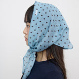 Dot pattern scarf_mint