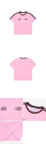 [24SS] サークルシンボルトラッククロップショートスリーブ（ピンク）