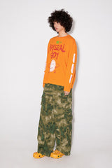 Casual pants with personality, breathable, loose and multi-pocketed for spring and summer.