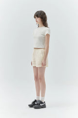 KIRSH PLAIN ULTRALIGHT HALF PANTS - IVORY 