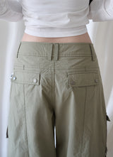 3-WAY MESH POCKET CARGO PT KHAKI
