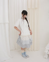  FLORAL PENDANT BACK RIBBON TOP