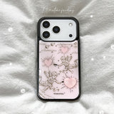 ラブ 3D ハートヴィンテージキューピッドマグセーフiPhoneケース