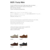 ファジー Men 0021. ステッチレースアップ - 4colors