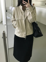 Luca Washed Cotton Jacket (2 colors)