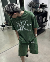 シャドープロセスTシャツ (Green)