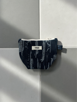 DAMAGED DENIM POUCH (POP-UP POUCH)