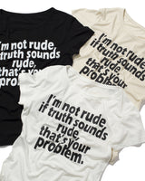 RUDE ハーフスリーブTシャツ(WHITE)