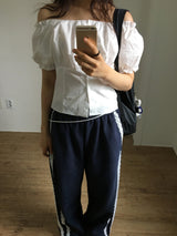 Julie Puff Blouse  (2color)