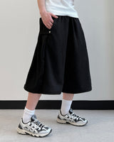 Easy Side Snap Bermuda Sweat Pants