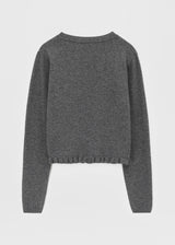 [MADE] ポメルティフリルニットカーディガン (Wool 50%)