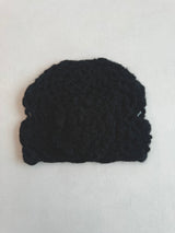 Flower knitted beanie