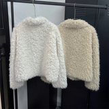 [F/W] Soft boucle hair fur jacket(2color)