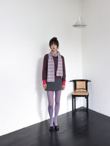 ラブユーソングスリーブT (GREY & PINK)