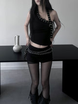 studded belt festival set
